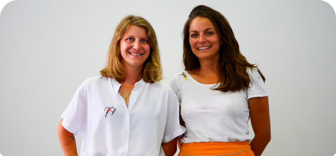 Les deux fondatrices de maltivor, lola et gabrielle sont sur la photo en souriant face à nous en étant côte à côte