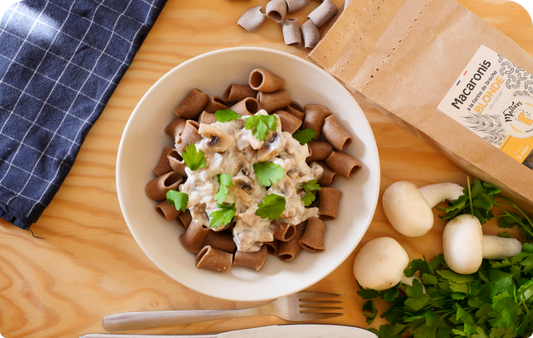 Macaronis aux champignons