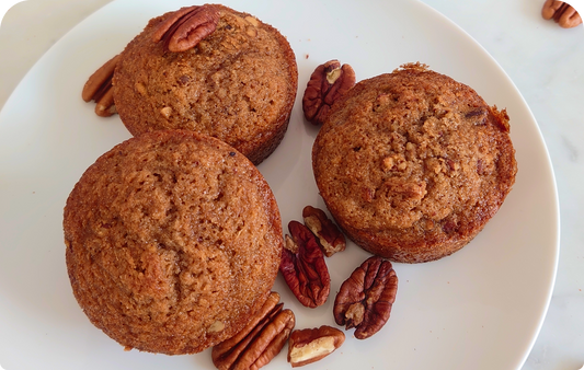 Muffins au sirop d'érable et à la farine de drêche